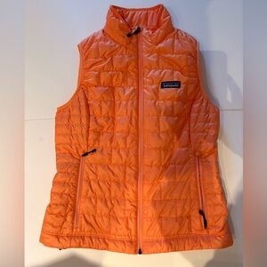 Patagonia Women's Bright Orange Puffer Vest